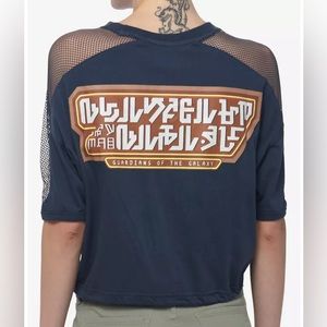 Her Universe Marvel Guardians Of The Galaxy: Volume 3 Rocket Mesh Girls Top